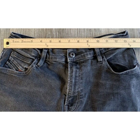 Diesel Black Niclah Regular Straight High Waist Stretch Jean Women’s Size 28-32 - Picture 7 of 14